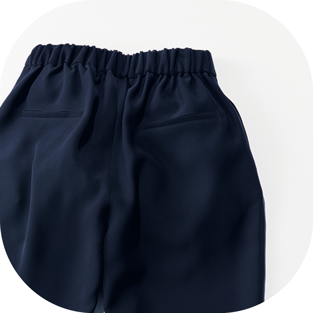みんなの「あったらいいな！」をかなえた理想のお仕事パンツ、誕生！