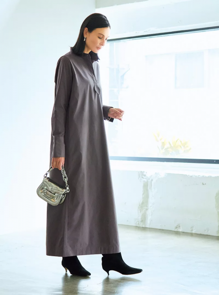 CHIEKO＋×eclat【三尋木奈保さんコラボ】ウエストベルトバンドカラードレス￥39,800