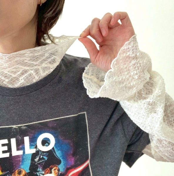 marjour【HPS別注】VINTAGE LIKE LACE TURTLE¥6,820