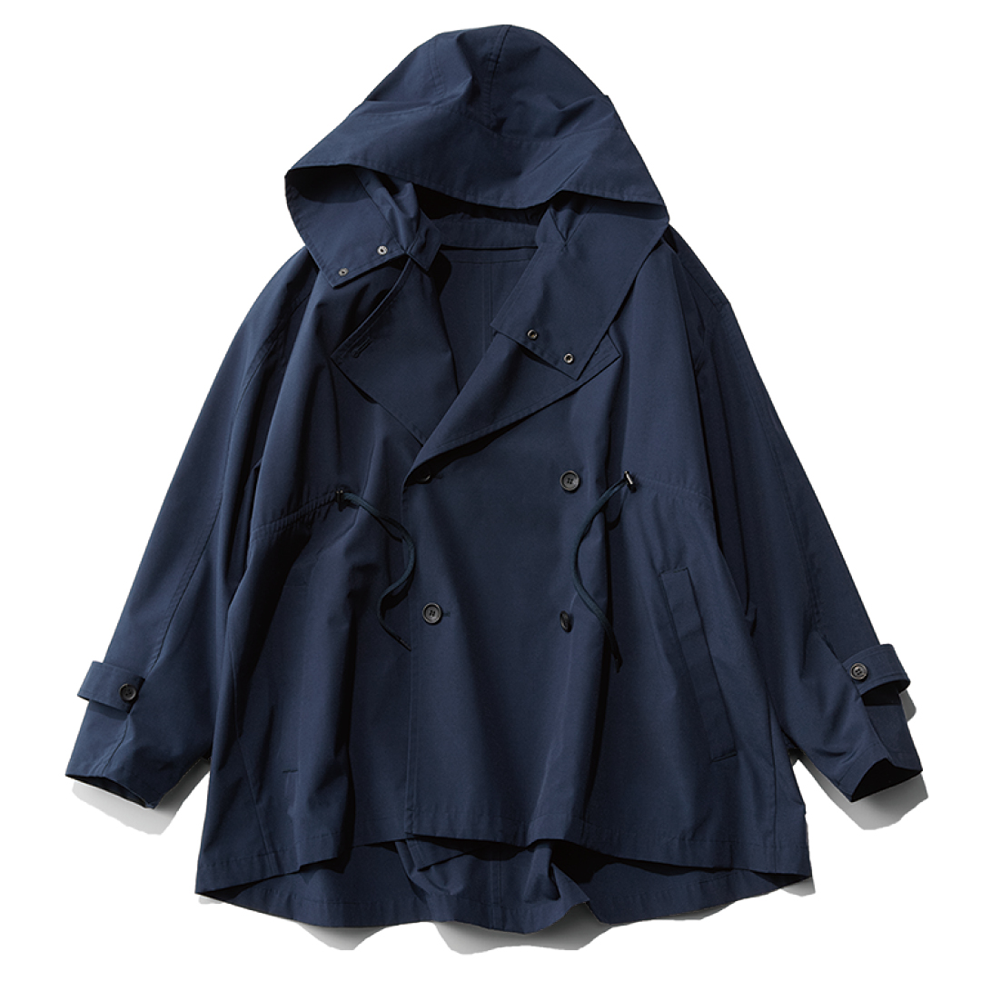 ヴァシュモンのタフタショートトレンチ