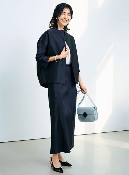 【50代 ファッション 】洗練アウター＆おでかけ着で始める春支度 éclat premium2026年3月号特集