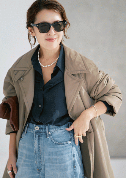 【大草直子さん×suadeoコラボ第二弾 WEB先行リリース】冬から春、初夏まで着まわせる「3つのアイテム」で季節のスウィッチング♡