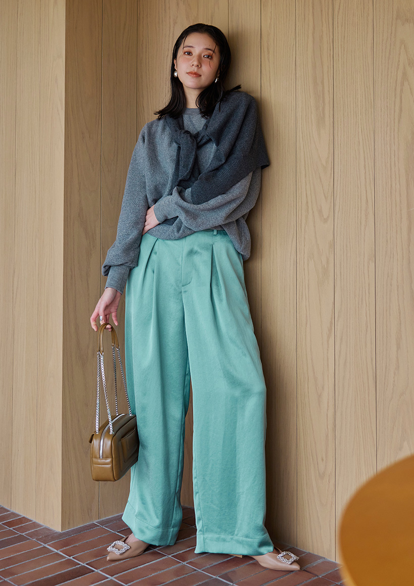 【大草直子さん×suadeoコラボ第二弾 WEB先行リリース】冬から春、初夏まで着まわせる「3つのアイテム」で季節のスウィッチング♡