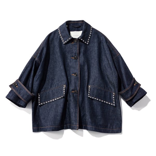 MACKINTOSHハンビーデニムジャケットスタッズメタルボタン（インディゴワンウォッシュ）