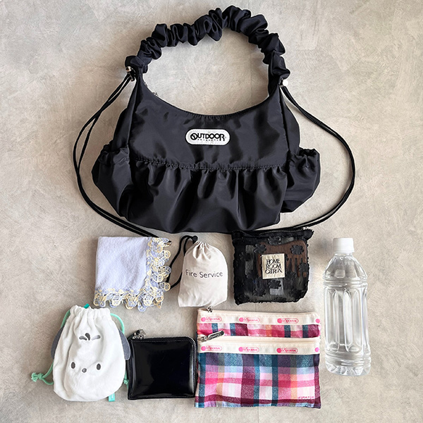 OUTDOOR PRODUCTS×LEE100人隊おでかけ部別注「可愛げ２wayギャザーショルダー」完成！