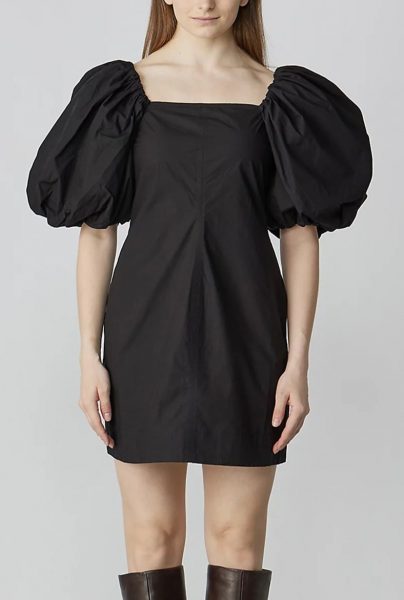 GANNICotton Poplin Twisted Sleeve Mini Dress￥35,200 ￥7,040（税込）（80％OFF）