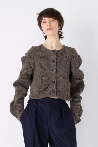 pillings【SPURSHOP別注】Cardigan unstable sleeve¥88,000