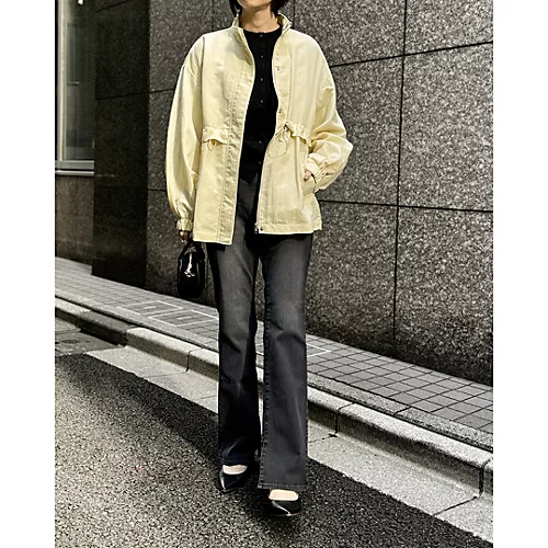 E by eclat撥水スタンドカラーブルゾン￥27,500