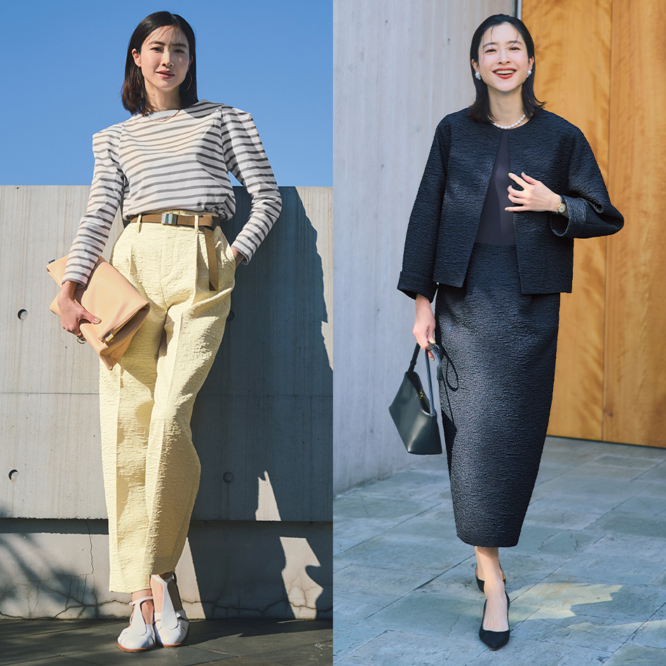 エディター東原妙子さん×M7days 春の華やかワードローブ