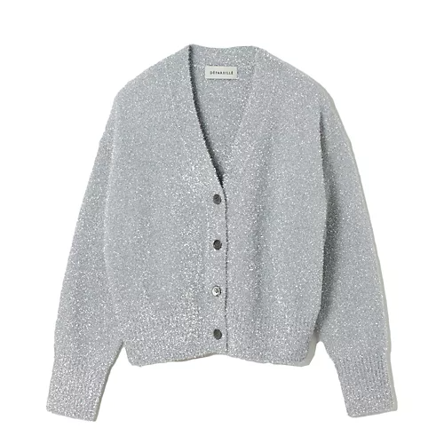 DEPAREILLEラメニットカーディガン