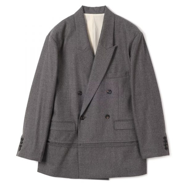 JUN MIKAMIフラノダブルJK¥107,800