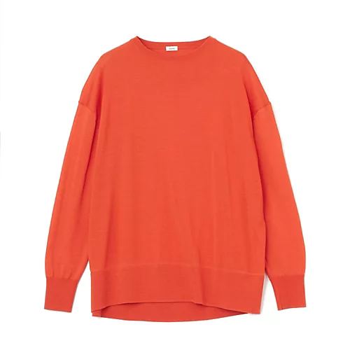 drawellバックフレアクルーネックニット¥28,600