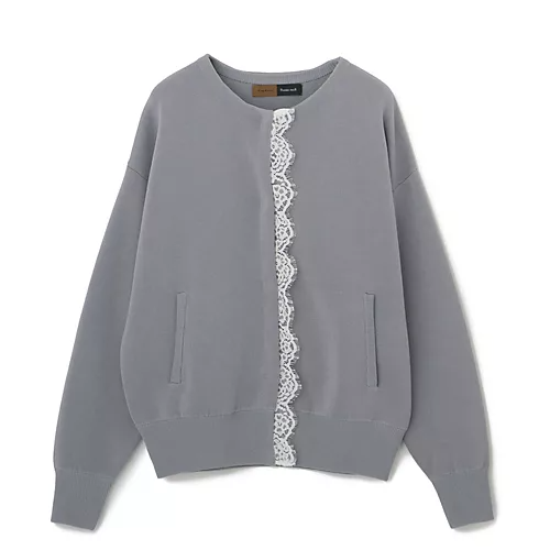 E by eclatRoom no.8 for E by eclat 前立てレースブルゾン