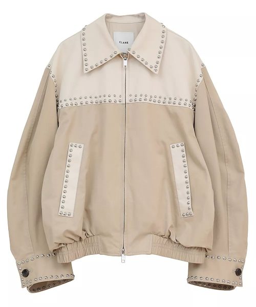 CLANEW COLOR STUDDED DRIZZLER JACKET¥49,500