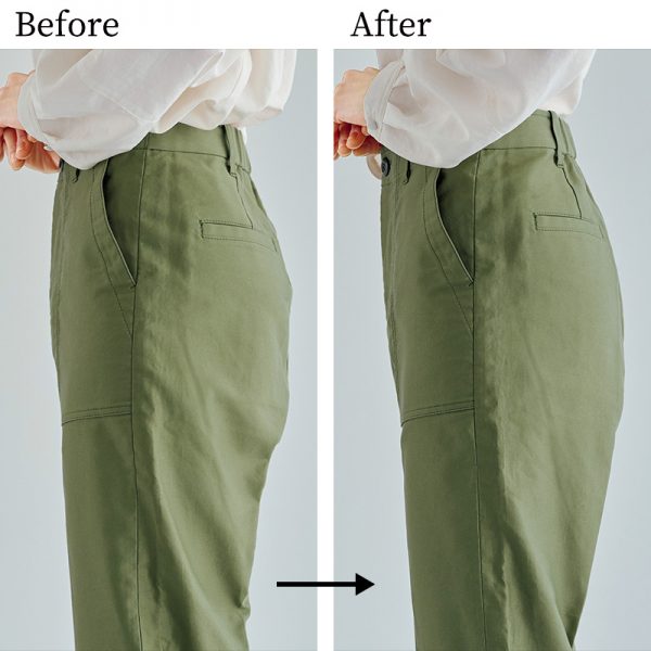 平たいお尻をキュッと底上げする「ローライズらくちんガードル」が完成！ éclat2026年4月号特集