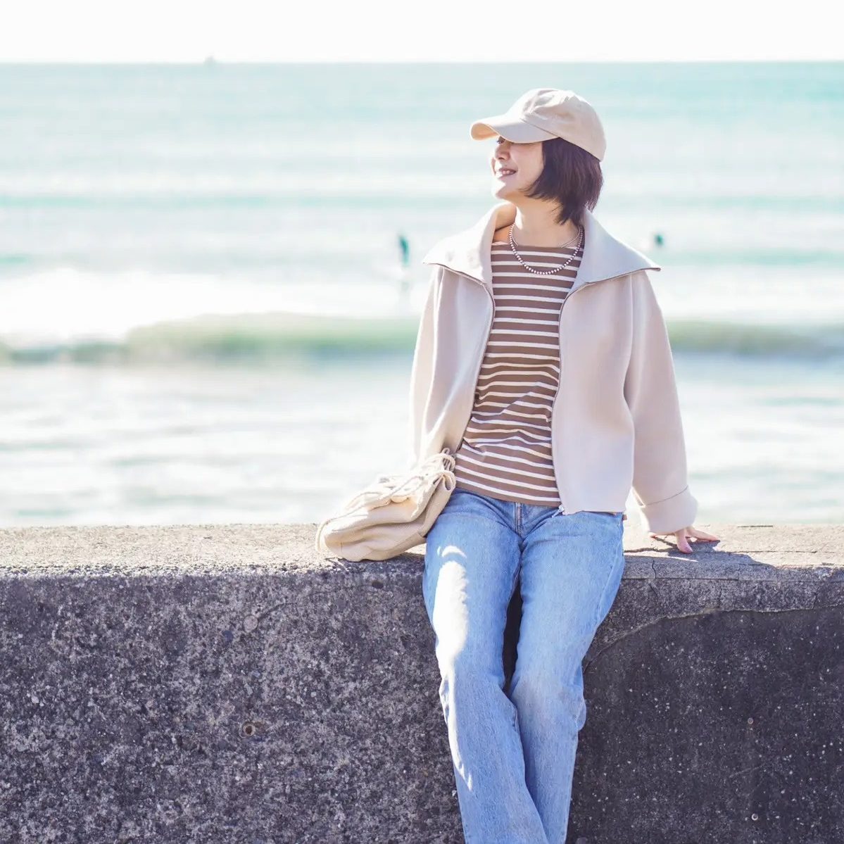 エクラ 華組 佐藤綾子さん】【春に向けて】羽織るだけで整う！E by