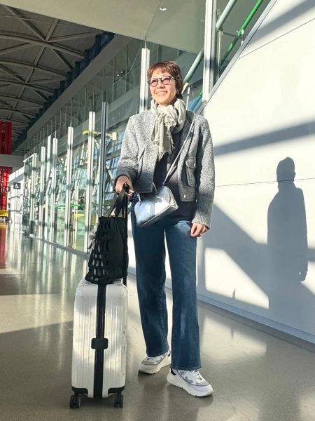  【エクラ 華組　細谷奈弓さん】RED CARD TOKYO×eclat【村山佳世子さん別注】35th Anniversary Wide コラボデニム ～ Vol.2 お出かけ編～