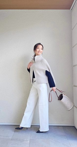 【エクラ 華組 大岩三智子さん】RED CARD TOKYO×eclatで見つけた！ 大人の白デニムコーデ3選