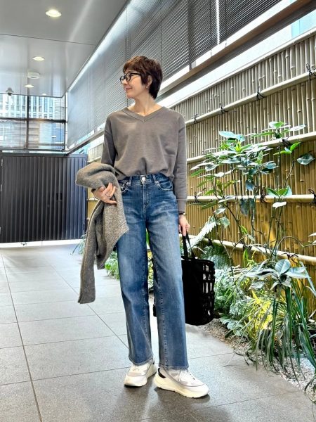  【エクラ 華組　細谷奈弓さん】RED CARD TOKYO×eclat【村山佳世子さん別注】35th Anniversary Wide コラボデニム ～ Vol.2 お出かけ編～