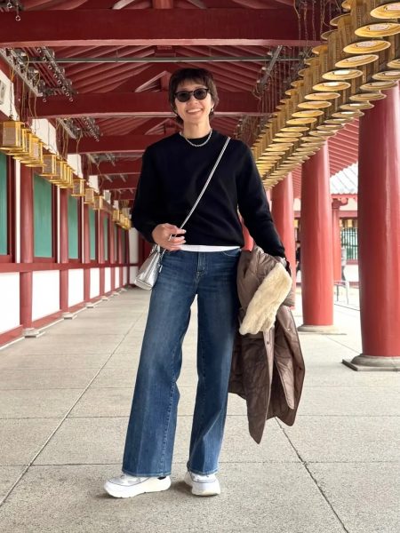  【エクラ 華組　細谷奈弓さん】RED CARD TOKYO×eclat【村山佳世子さん別注】35th Anniversary Wide コラボデニム ～ Vol.2 お出かけ編～