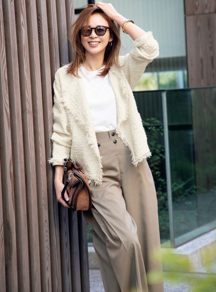 【50代 ファッション】春の本命「華リュクスアイテム4」ジャケット、ブラウスéclat2026年4月号特集