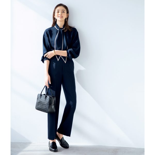 E by eclat【とろみ】ストレートパンツ¥17,600