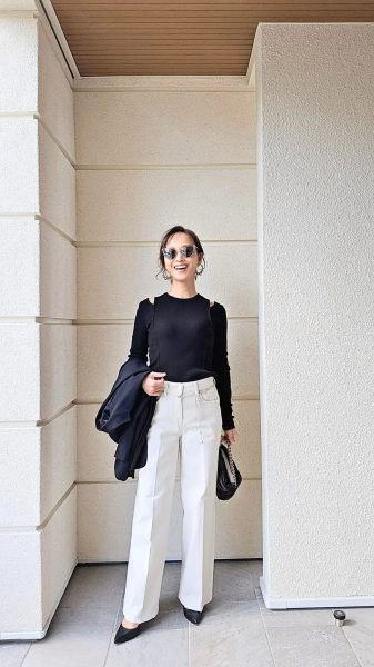 【エクラ 華組 大岩三智子さん】RED CARD TOKYO×eclatで見つけた！ 大人の白デニムコーデ3選