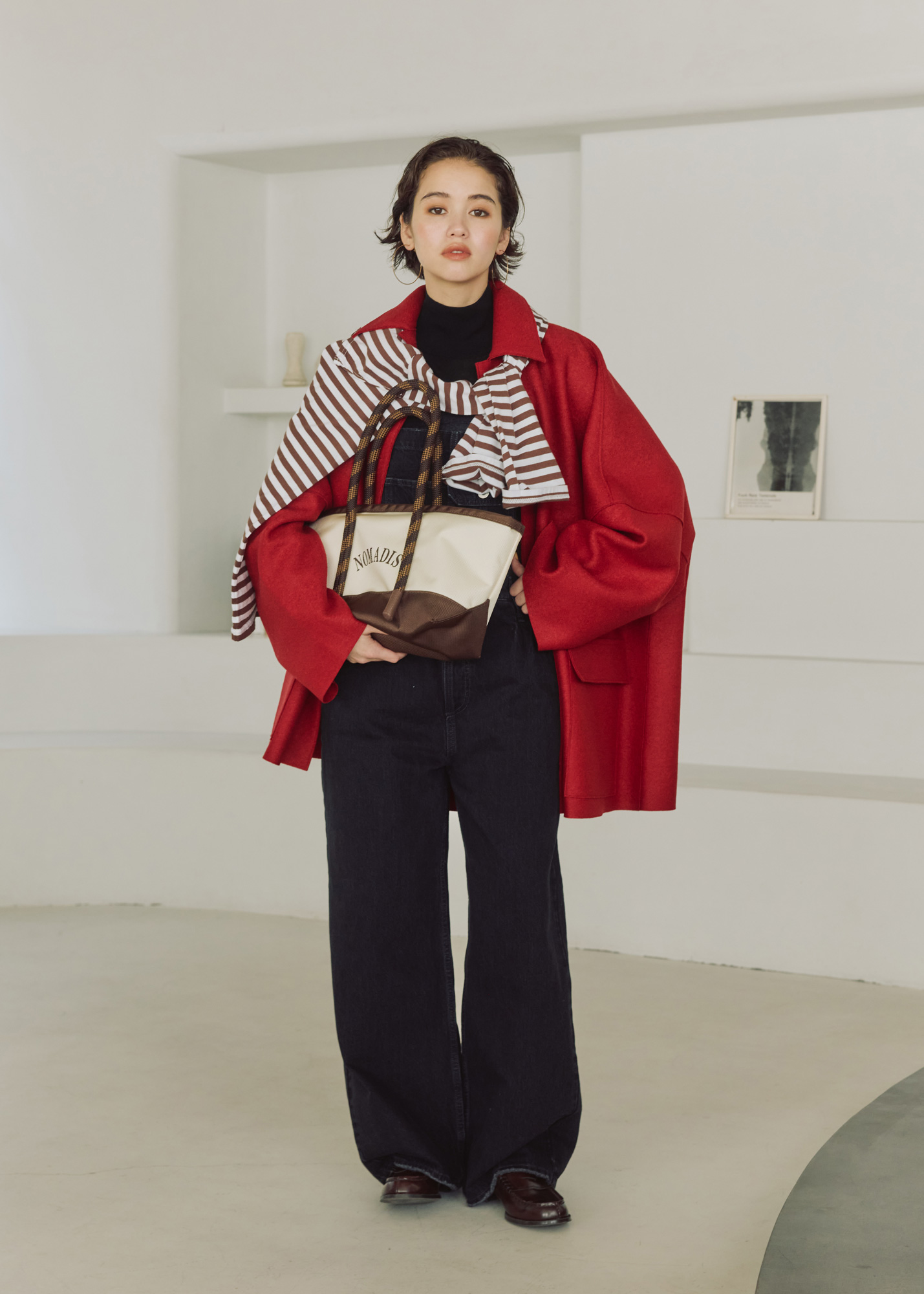 【NOMADIS】旬ブラウン攻略は、バイカラートートなら簡単です！ | GOOD THINGS Vol.99