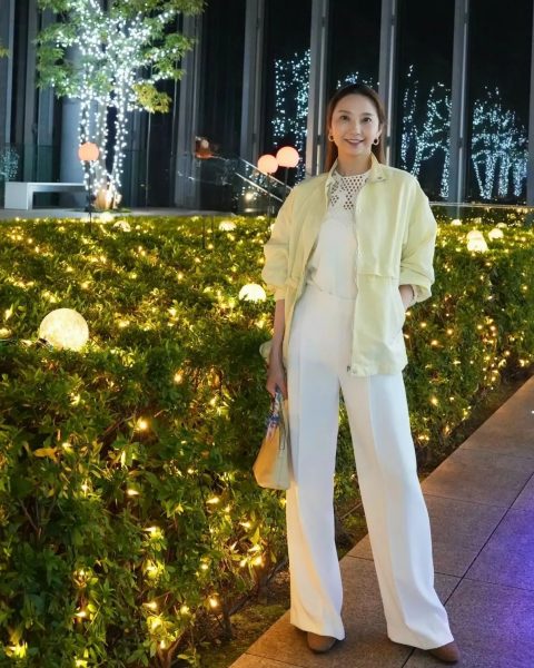 【エクラ 華組 法村麻起子さん】春を軽やかに纏う「E by eclat・撥水スタンドカラーブルゾン」