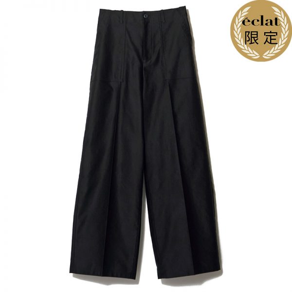 【40代・ 50代 パンツ】大人気「大人ベイカーパンツ」に新型ワイドが登場！éclat2026年4月号特集
