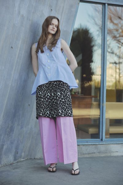 uncraveTHOMAS MASON ペプラムジレブラウス￥26,400