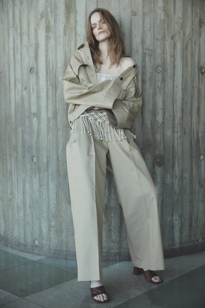 uncraveチノギャバジン ブルゾン￥35,200