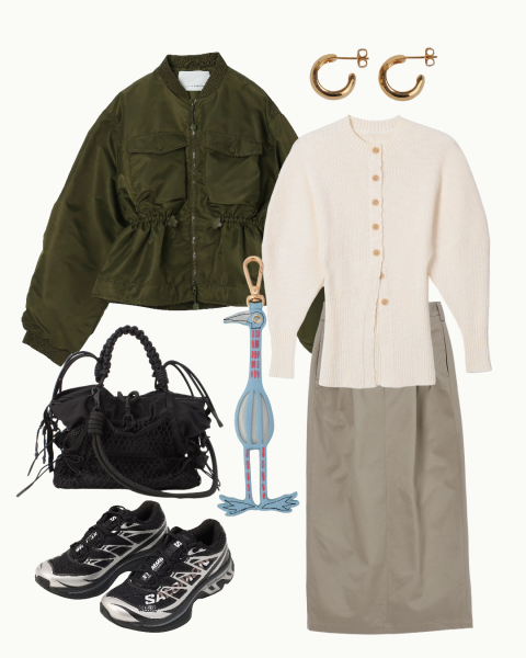 「ひとくせスポーティアイテム」をスタイリングの軸に