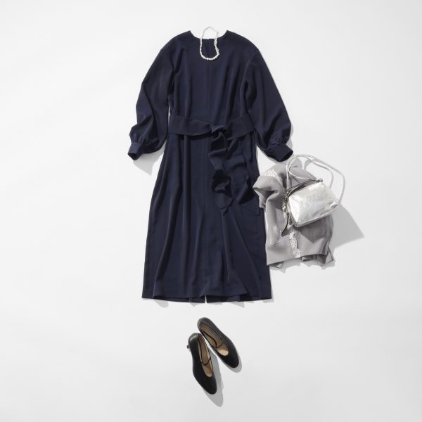 E by eclatキーネックドラマティックワンピース￥22,000