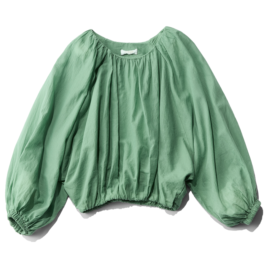 デボーションツインズのWILLOW パフスリーブギャザーブラウス