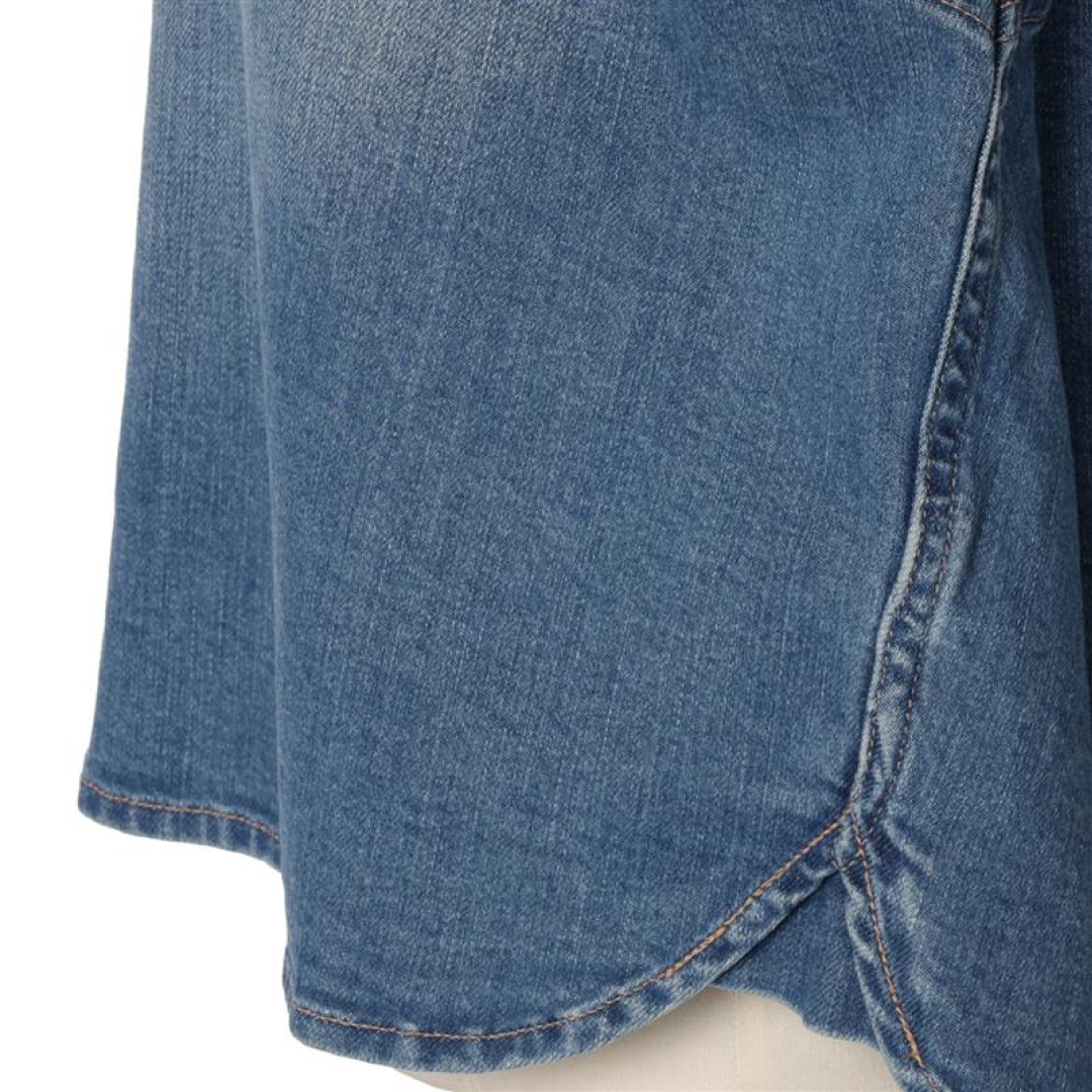 ヘルシーデニムのAlmond Milk デニムシャツ Fabric texture