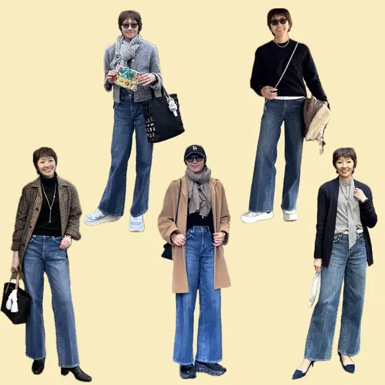 RED CARD TOKYO×éclat【村山佳世子さん別注】35th Anniversary Wide コラボデニム ～ Vol.2 お出かけ編～