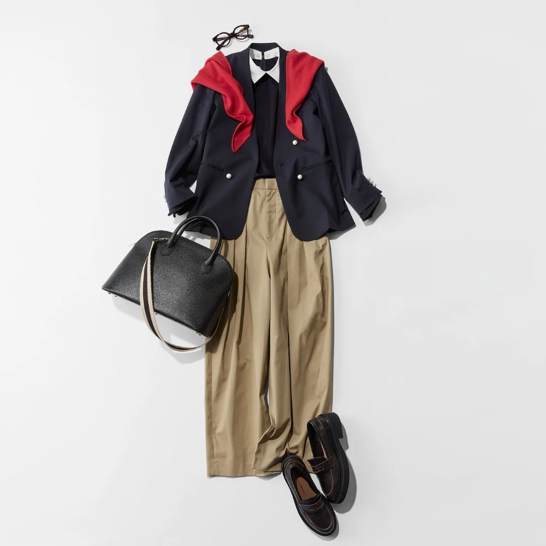 明日何着る?最低気温0度・最高気温10度『素材と色で春を先取りコーデ4選』【40代ファッション】