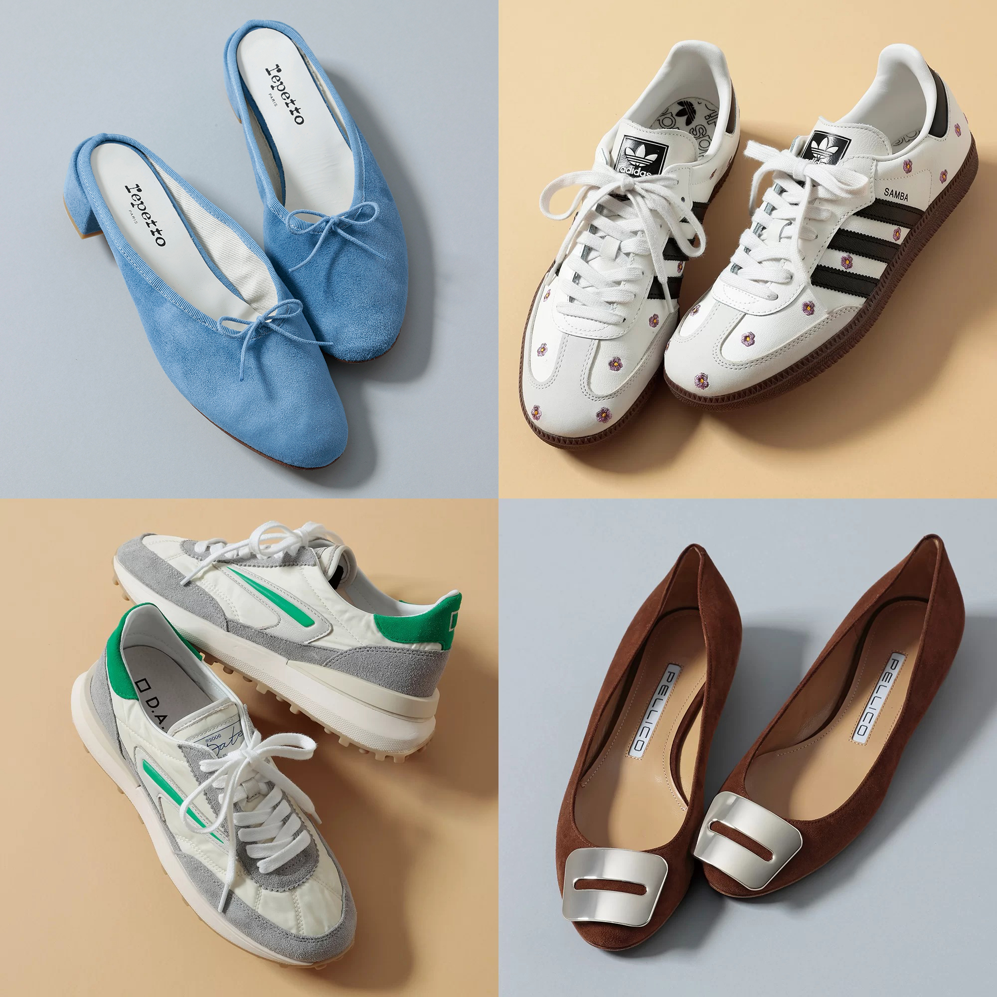 大人は楽なオシャレがしたいからスニーカーこそ更新!きれいめ靴はローヒールをセレクト!