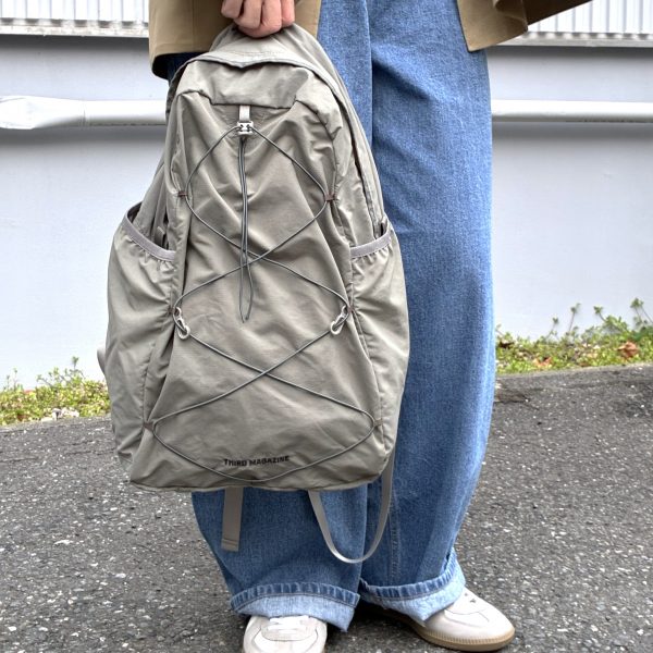 THIRD MAGAZINE【HPS別注】THIRD MAGAZINE×CARIBOU Mountaineeringロゴパッカブルバックパック￥16,500