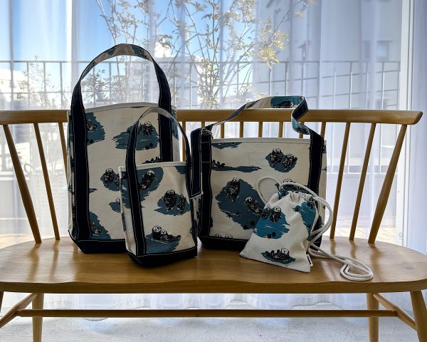 前回即完売！ラッコ柄が可愛すぎる♡〈テンベア〉の新作キャンバスバッグが登場【数量限定】