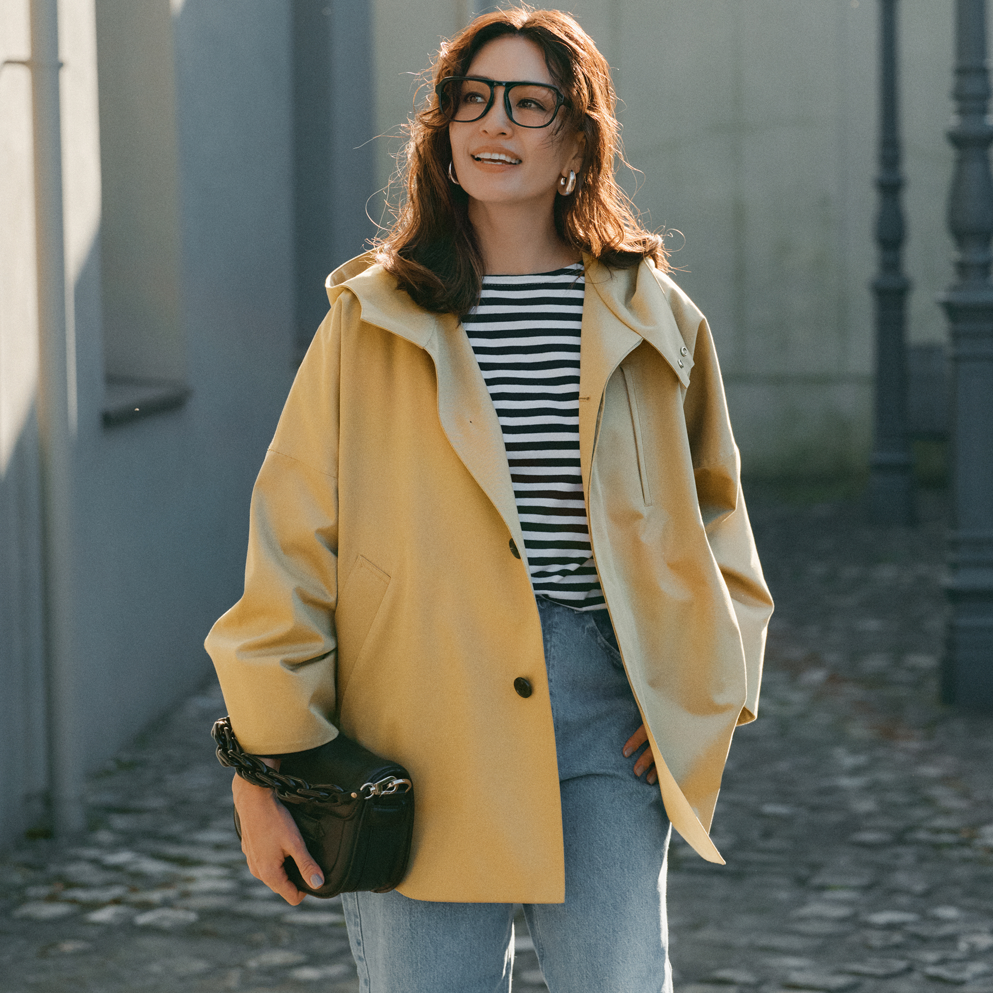 人気の「TICCAトレンチ」別注ショート丈を買えるのはハピプラだけ