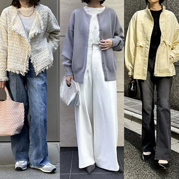 【40代・50代 ファッション】8〜18℃の寒暖差にちょうどいい！ 「イーバイエクラ」端境期のおすすめ羽織り6選