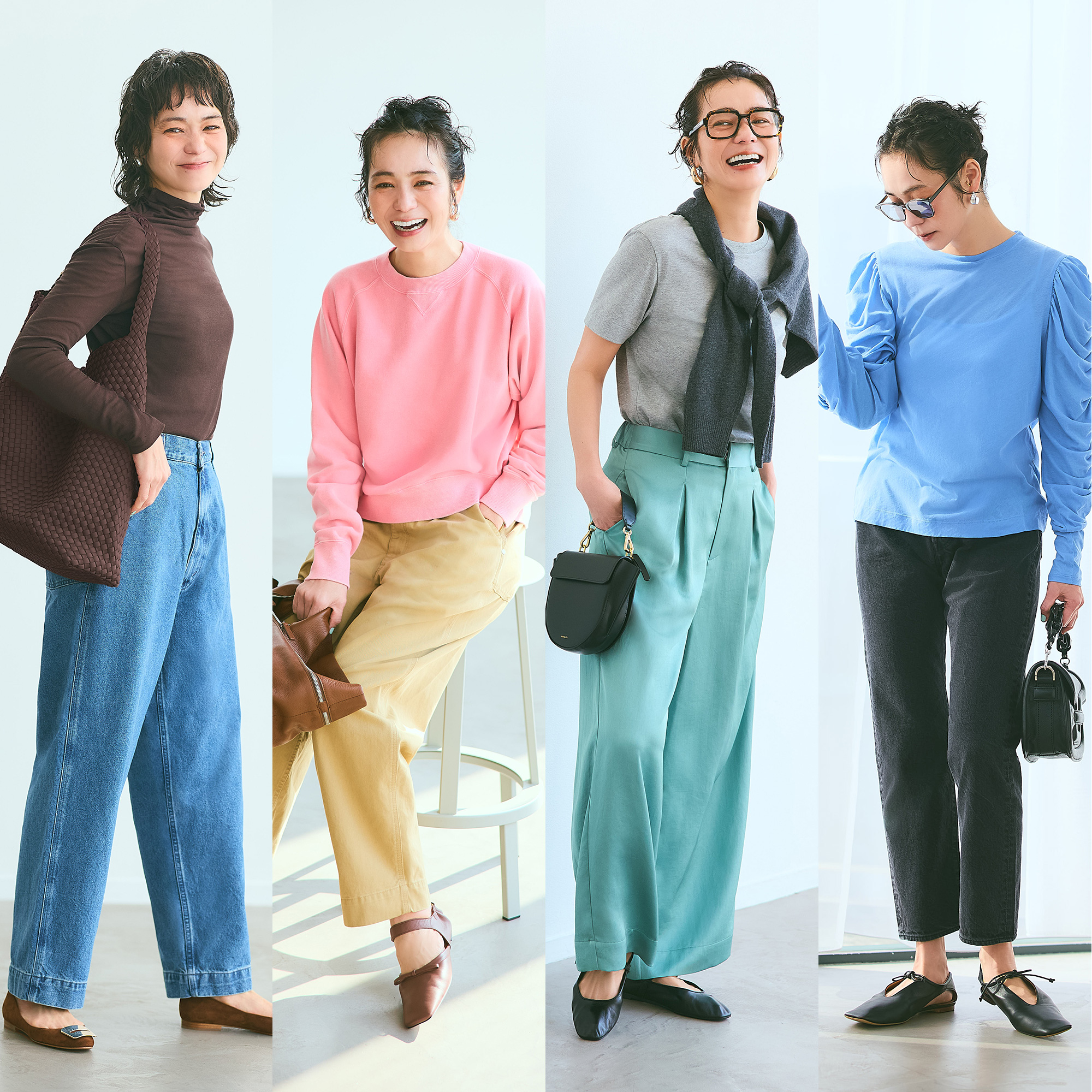 春色トレンドカラー投入でコーデをスウィッチング♡