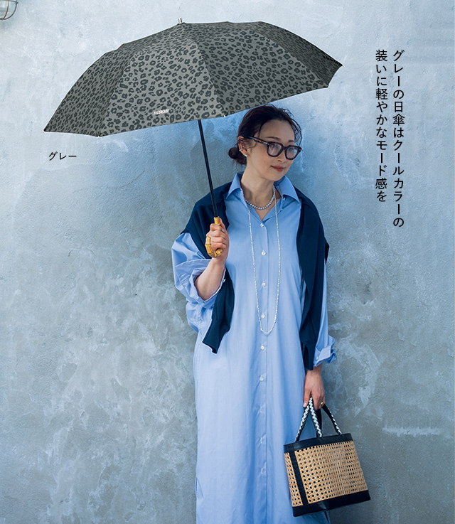 MACKINTOSH PHILOSOPHY 〈マッキントッシュ フィロソフィー〉【雅姫さんコラボ】レオパード柄晴雨兼用折りたたみ傘