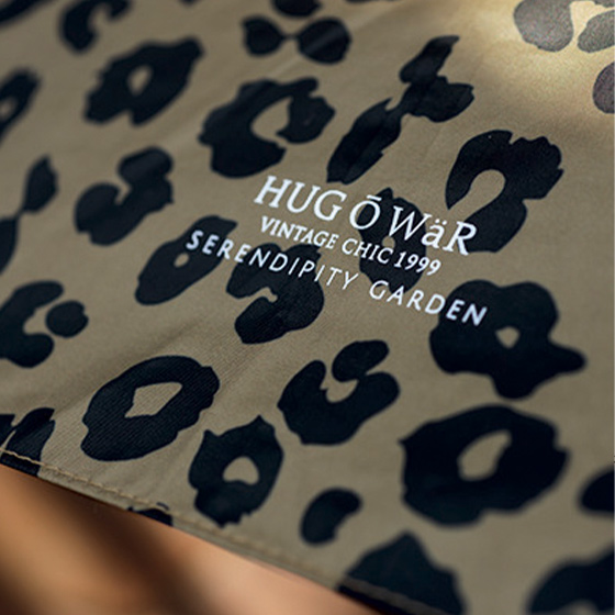 MACKINTOSH PHILOSOPHY 〈マッキントッシュ フィロソフィー〉【雅姫さんコラボ】レオパード柄晴雨兼用折りたたみ傘