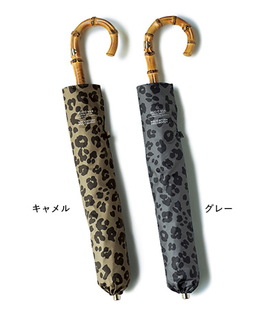 MACKINTOSH PHILOSOPHY 〈マッキントッシュ フィロソフィー〉【雅姫さんコラボ】レオパード柄晴雨兼用折りたたみ傘