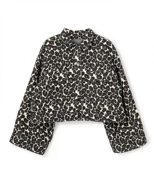 uncraveレオパードジャガード ブルゾン￥37,400