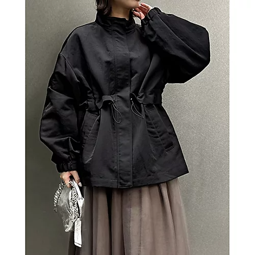 E by eclat撥水スタンドカラーブルゾン￥27,500