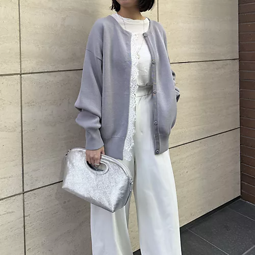 E by eclatRoom no.8 for E by eclat 前立てレースブルゾン￥28,600